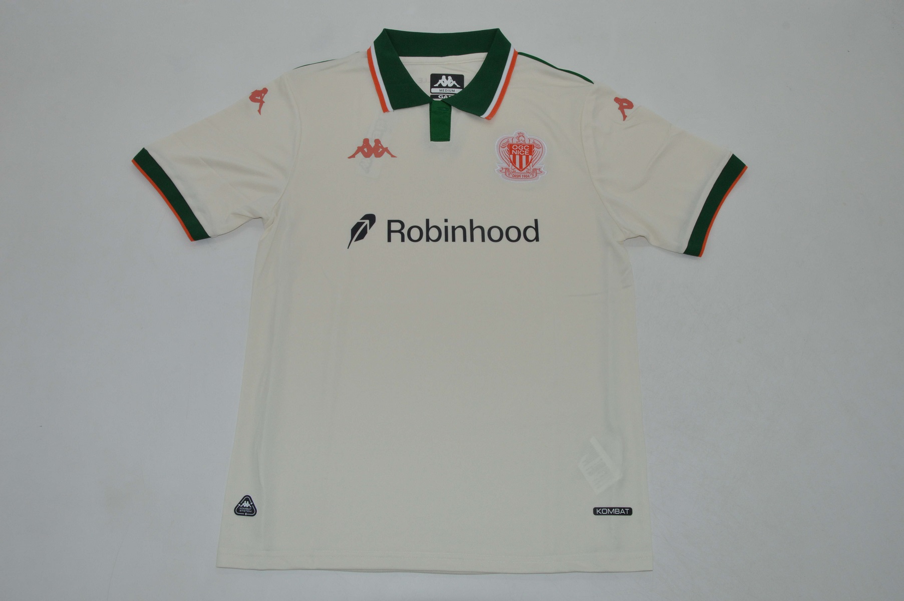 AAA Quality OGC Nice 25/26 Away Light Beige Soccer Jersey